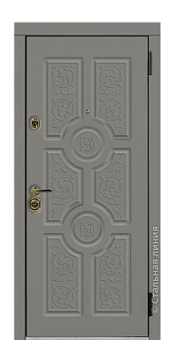 Входная дверь Версаче (вид снаружи) - купить в Москве