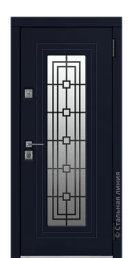 Входная дверь Фибоначчи (вид снаружи) - купить в Москве