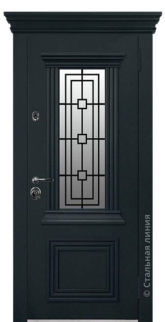 Входная дверь Алон (вид снаружи) - купить в Москве