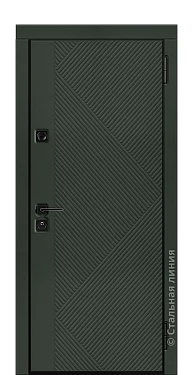 Входная дверь Кампинас (вид снаружи) - купить в Москве