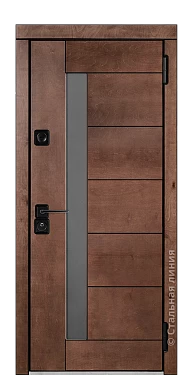 Входная дверь Онтарио (вид снаружи) - купить в Москве