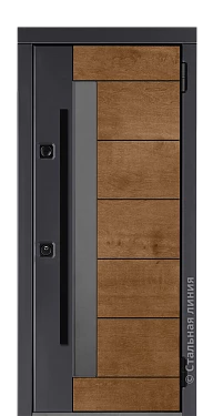 Входная дверь Онтарио (вид снаружи) - купить в Москве