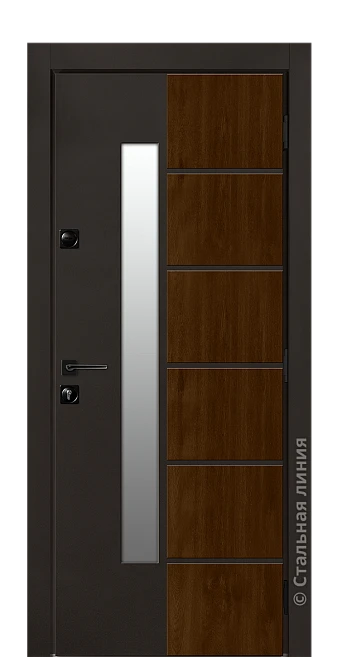 Входная дверь Монблан (вид снаружи) - купить в Москве