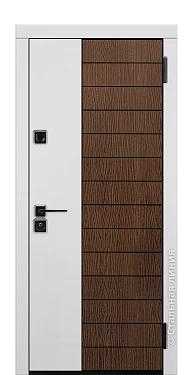 Входная дверь Сага Лайт (вид снаружи) - купить в Москве