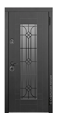 Входная дверь Бенвиль (вид снаружи) - купить в Москве