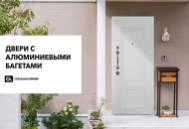 Новинка: двери с алюминиевыми багетами