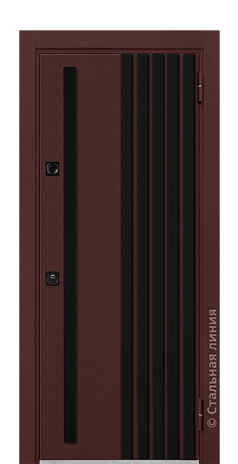 Входная дверь Борнео (вид снаружи) - купить в Москве