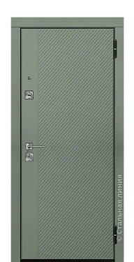 Входная дверь Баккара (вид снаружи) - купить в Москве