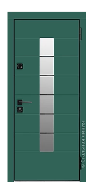 Входная дверь Аликанте (вид снаружи) - купить в Москве