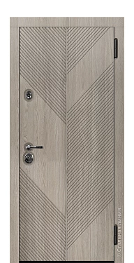 Входная дверь Слант (вид снаружи) - купить в Москве