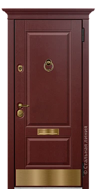 Входная дверь Дельфа (вид снаружи) - купить в Москве