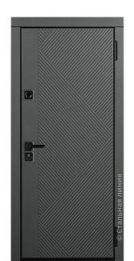 Входная дверь Кампинас (вид снаружи) - купить в Москве