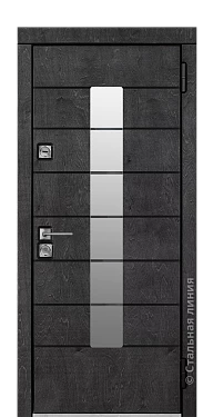 Входная дверь Аликанте (вид снаружи) - купить в Москве