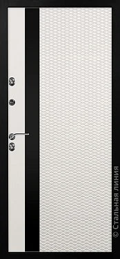 Входная дверь 288АР1 (витринный образец) (вид изнутри) - купить в Москве