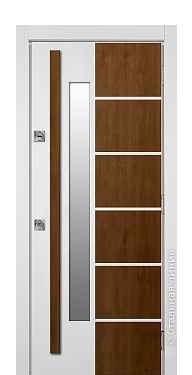 Входная дверь Монблан (вид снаружи) - купить в Москве