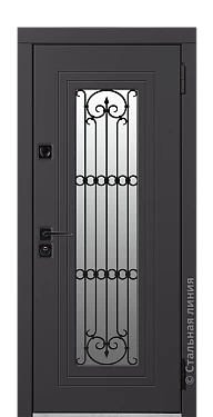 Входная дверь Фибоначчи (вид снаружи) - купить в Москве