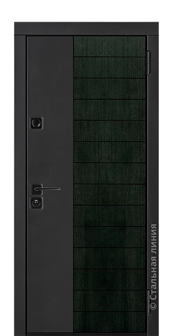 Входная дверь Сага Лайт (вид снаружи) - купить в Москве