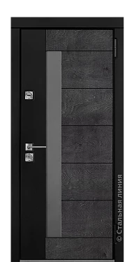 Входная дверь Онтарио (вид снаружи) - купить в Москве