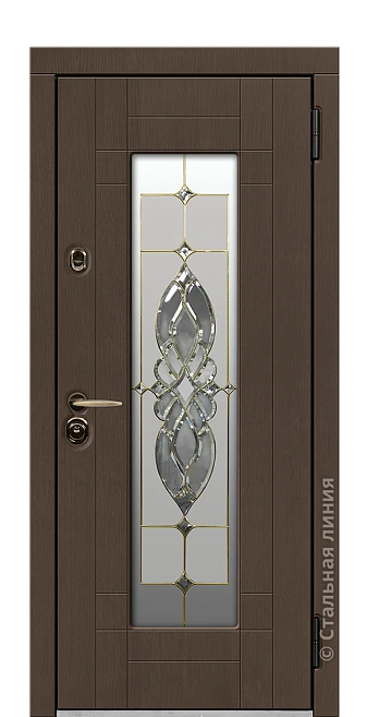 Входная дверь Бенвиль (вид снаружи) - купить в Москве