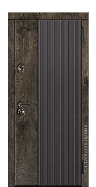 Входная дверь Кобург (вид снаружи) - купить в Москве