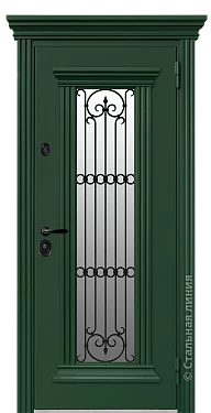 Входная дверь Акира (вид снаружи) - купить в Москве