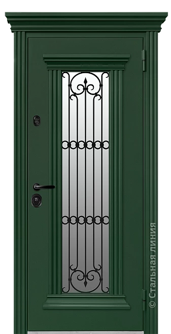 Входная дверь Акира (вид снаружи) - купить в Москве