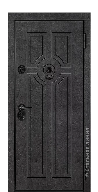 Входная дверь Нуар (вид снаружи) - купить в Москве