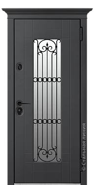 Входная дверь Бенвиль (вид снаружи) - купить в Москве