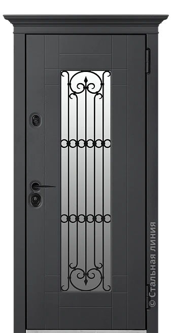 Входная дверь Бенвиль (вид снаружи) - купить в Москве