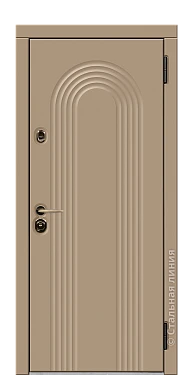 Входная дверь Рифлессо (вид снаружи) - купить в Москве