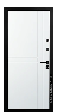 Входная дверь Кантабрия (вид изнутри) - купить в Москве