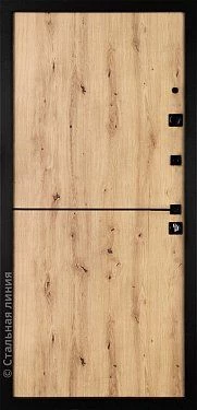 Входная дверь Вуд 1 (вид изнутри) - купить в Москве
