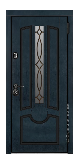 Входная дверь Дели (вид снаружи) - купить в Москве