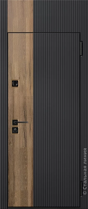 Входная дверь Кобург (вид снаружи) - купить в Москве