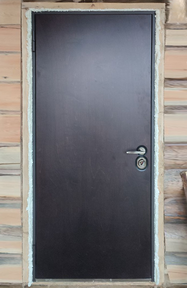 Входная дверь в частный дом 864АР1 вид снаружи