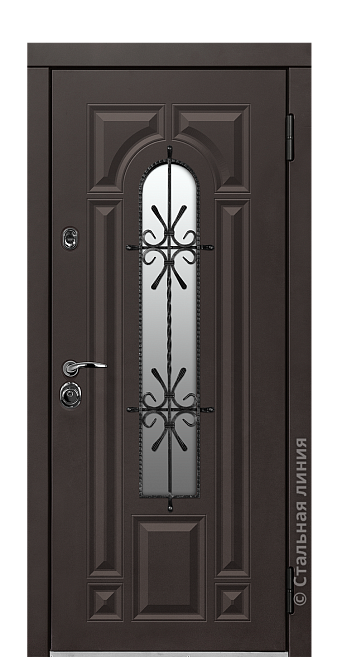 Входная дверь Арабелла (вид снаружи) - купить в Москве