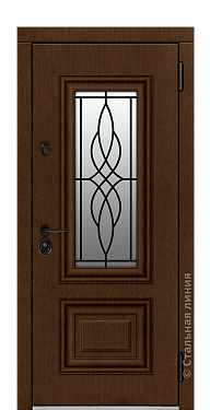 Входная дверь Леандро - вид снаружи Входная дверь Леандро (вид снаружи) - купить в Москве