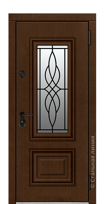 Входная дверь Леандро - вид снаружи Входная дверь Леандро (вид снаружи) - купить в Москве