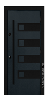 Входная дверь Рандерс (вид снаружи) - купить в Москве