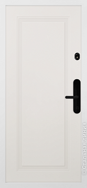 Входная дверь Светлая модель с умным замком (вид изнутри) - купить в Москве