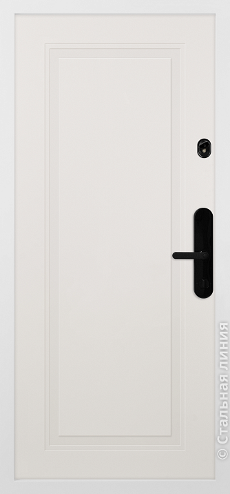 Входная дверь Светлая модель с умным замком (вид изнутри) - купить в Москве