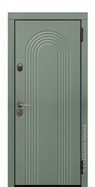 Входная дверь Рифлессо - вид снаружи Входная дверь Рифлессо (вид снаружи) - купить в Москве