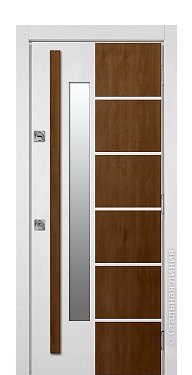 Входная дверь Монблан (вид снаружи) - купить в Москве