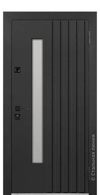 Входная дверь Эльвина (вид снаружи) - купить в Москве
