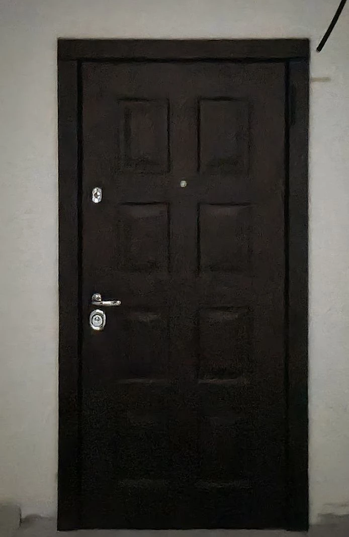 Входная дверь в квартиру Октавио вид снаружи